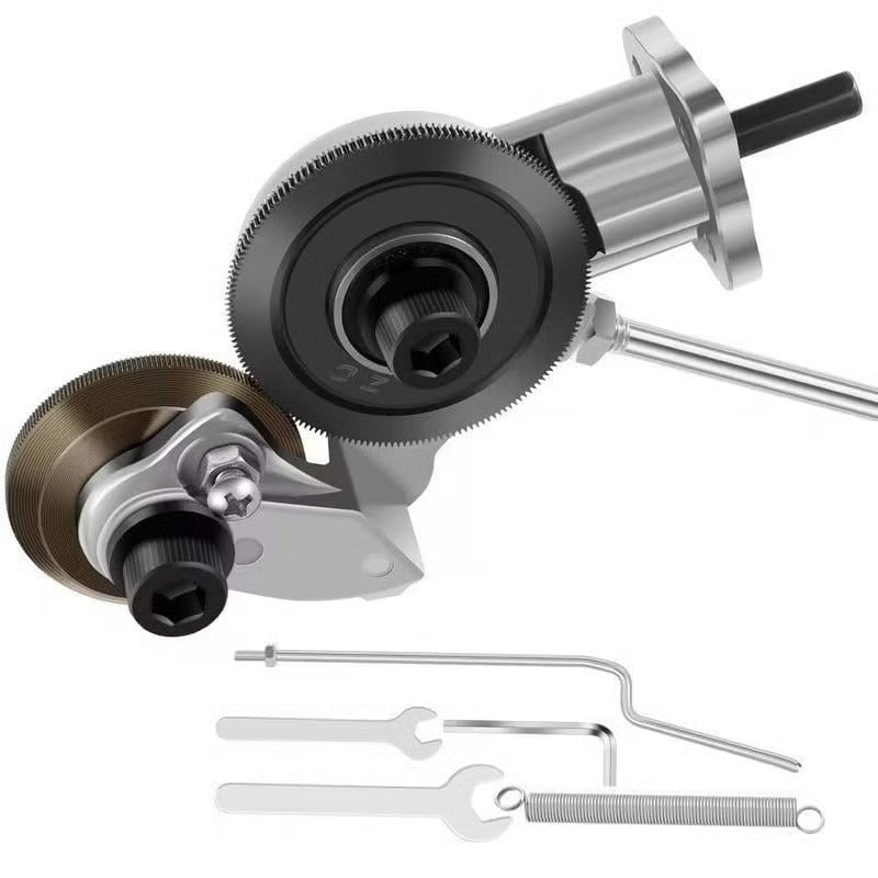Sheet metal cutting accessories for drill bits