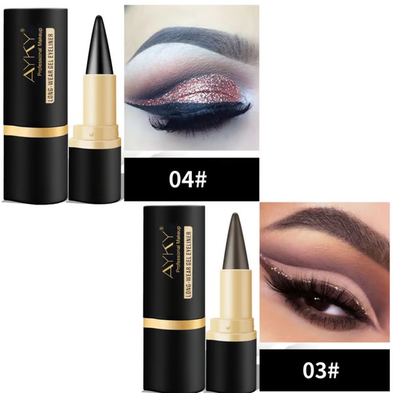 Waterproof single-end eyeliner