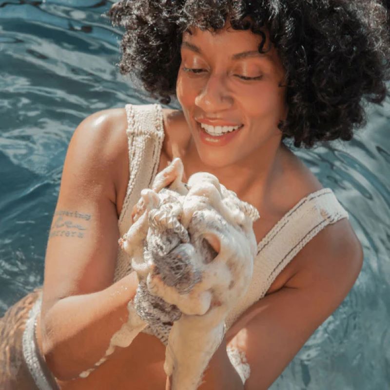 African high elastic exfoliating mesh bath towel