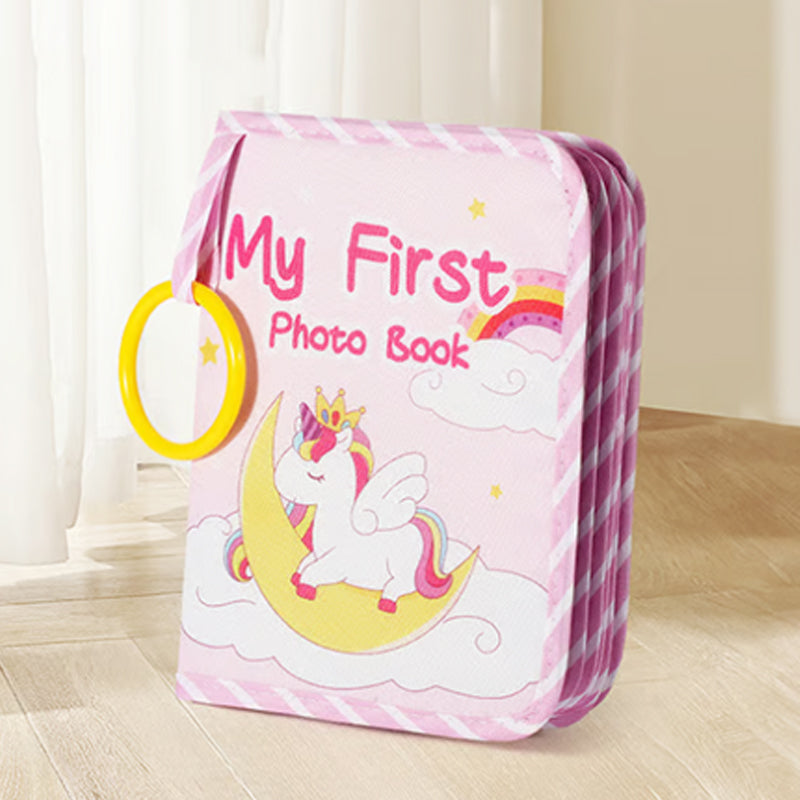 Fabric baby photo album