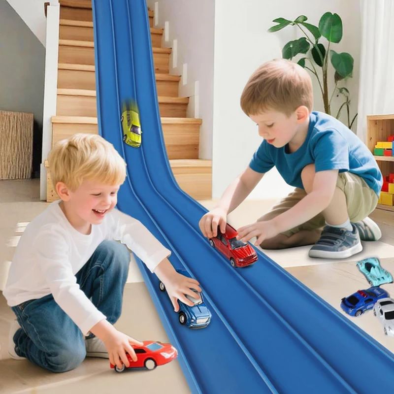 DIY Flexible Race Track Toy Set