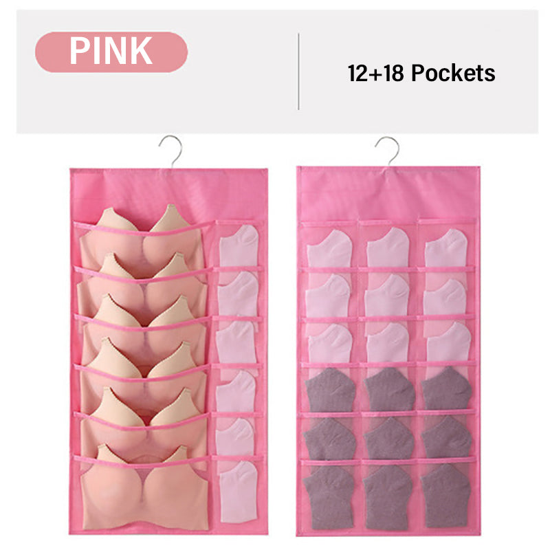 Double-sided underwear storage bag