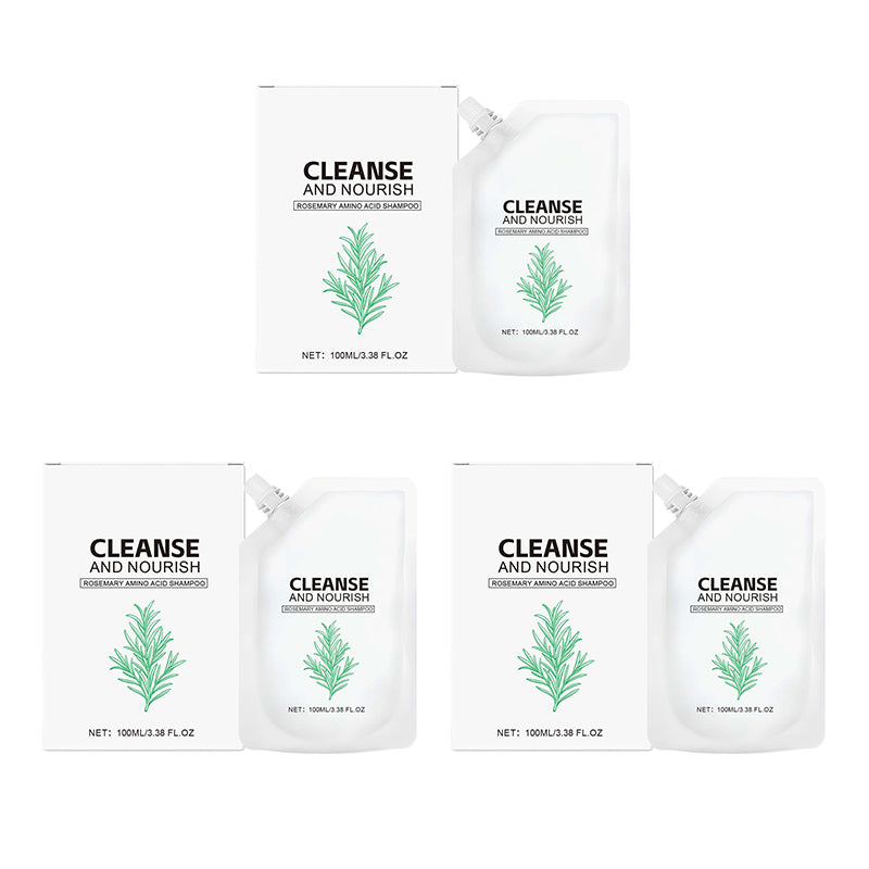 Rosemary Smooth & Shine Shampoo - Sulfate-Free Formula for All Hair Types