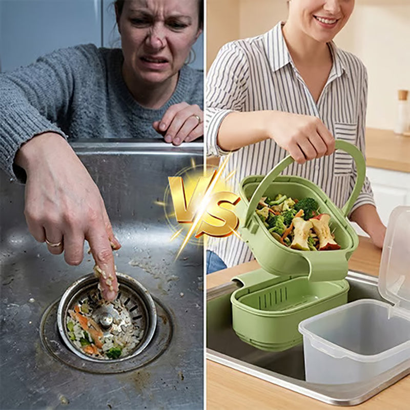 Hangable foldable telescopic drain basket
