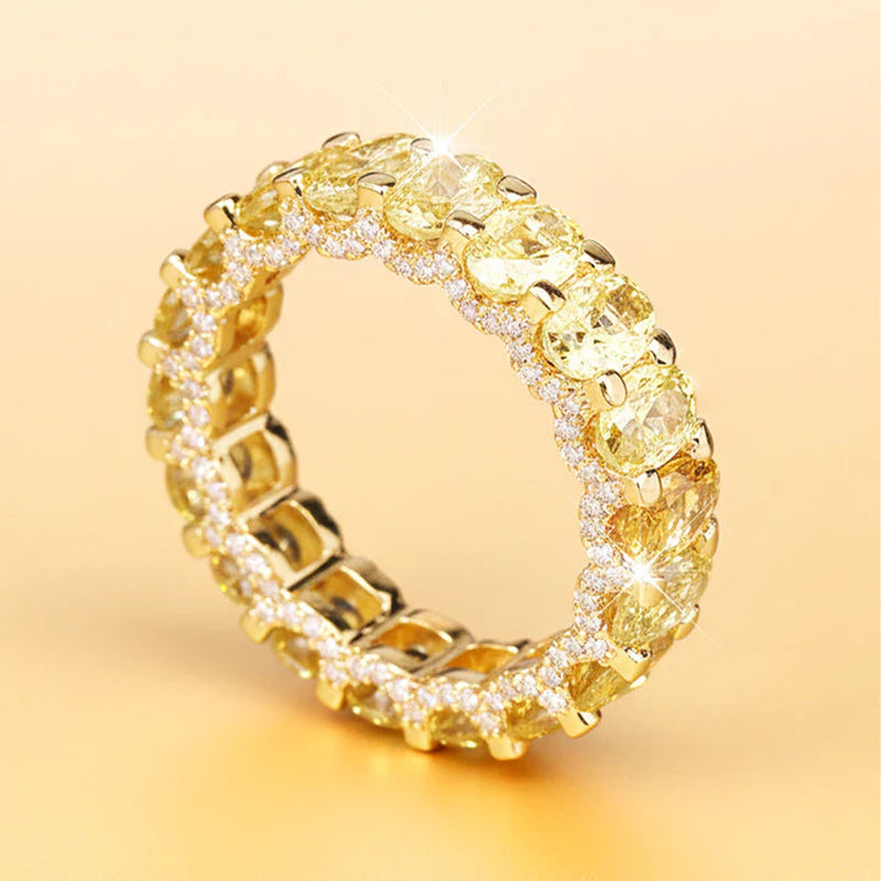 Sparkling Zircon Ring