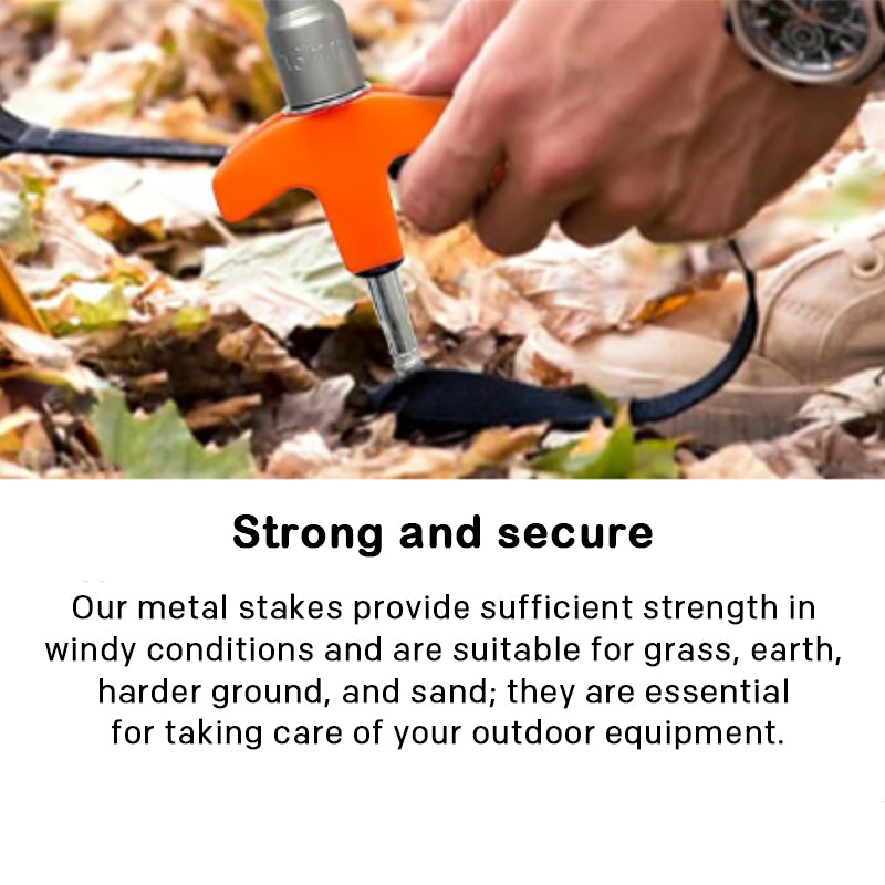 Hexagonal spiral ground spikes