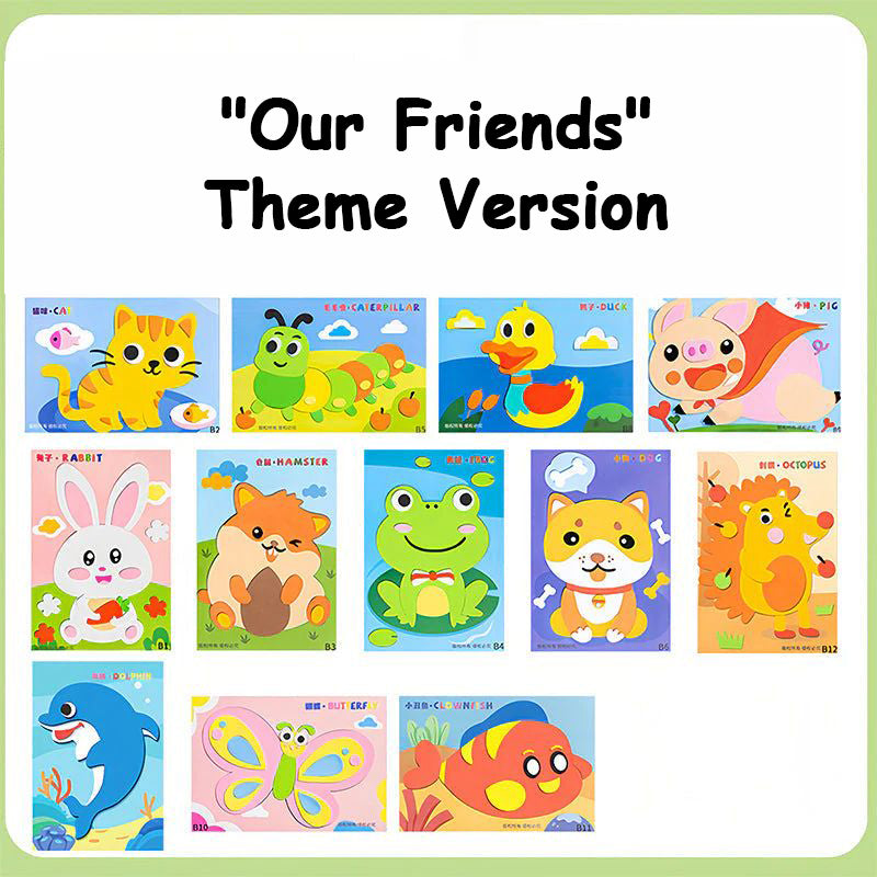 Children's DIY 3D EVA Sticker Toys