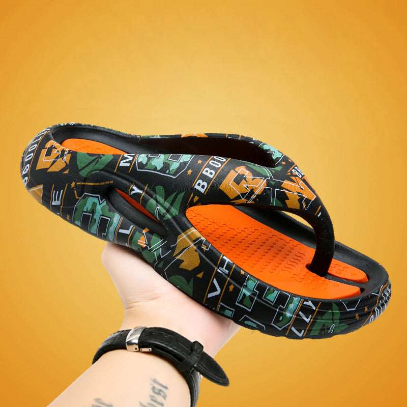 Comfortable Summer Flip Flops with Thick Soles