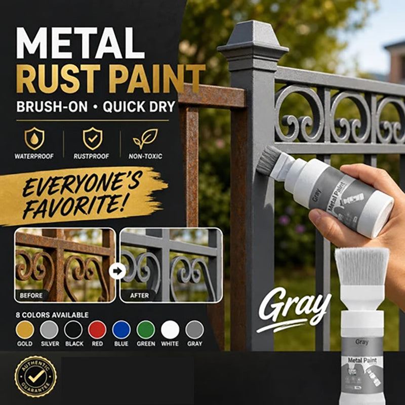 Metallic Spray Paint With Brush