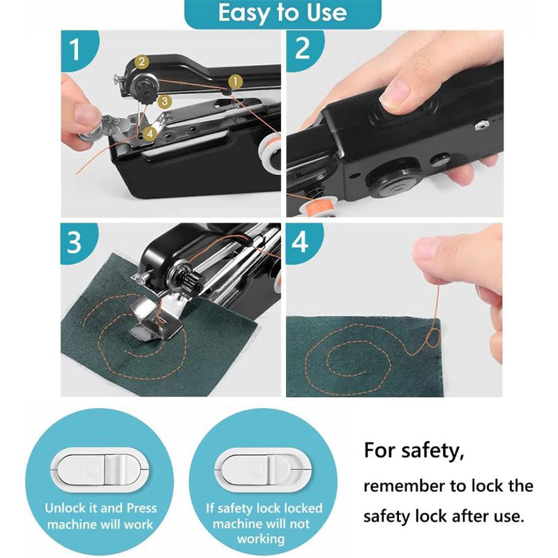 Handheld Mini Electric Sewing Machine