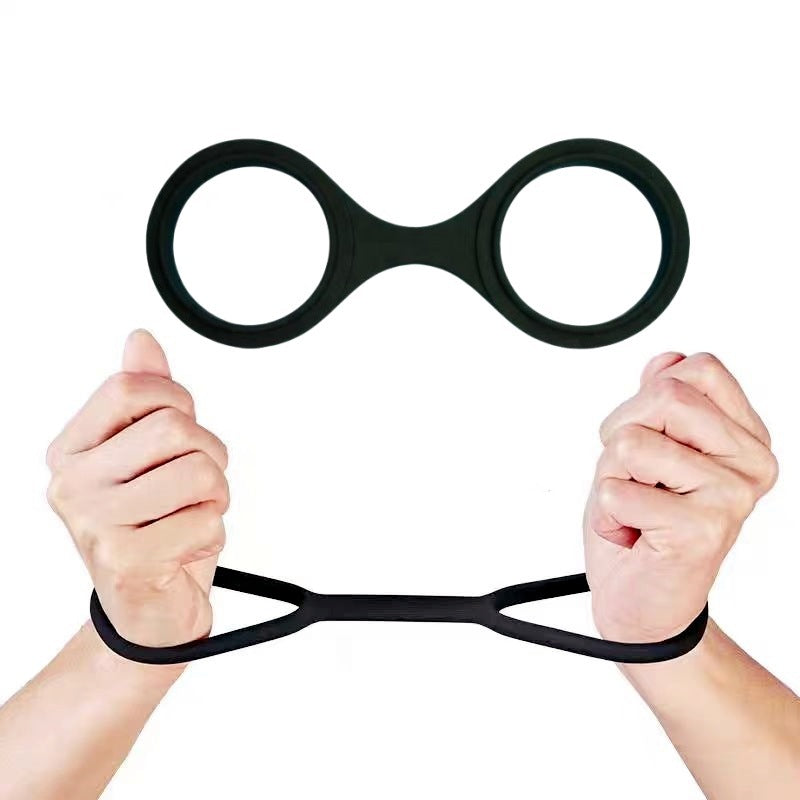 Flirting rubber handcuffs