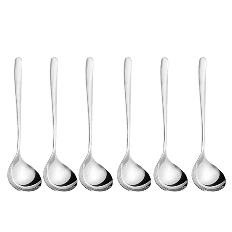 Stainless Steel Spoons (Pack of 4 or 6)
