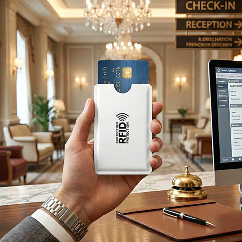 RFID-blocking credit card holder