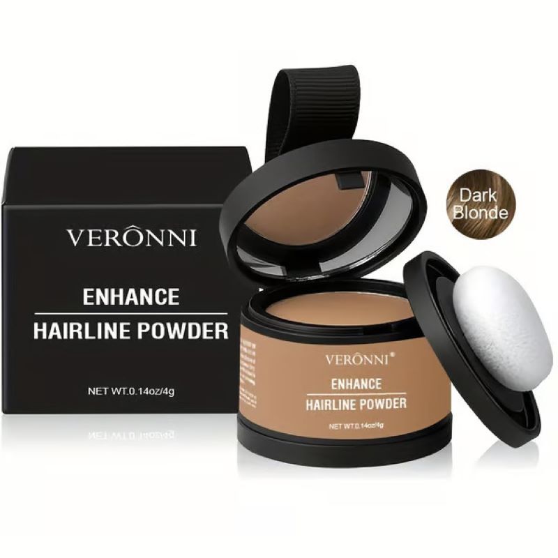 Hairline Powder Instantly Covers Hair Loss, Root Touch-Up Hair Powder