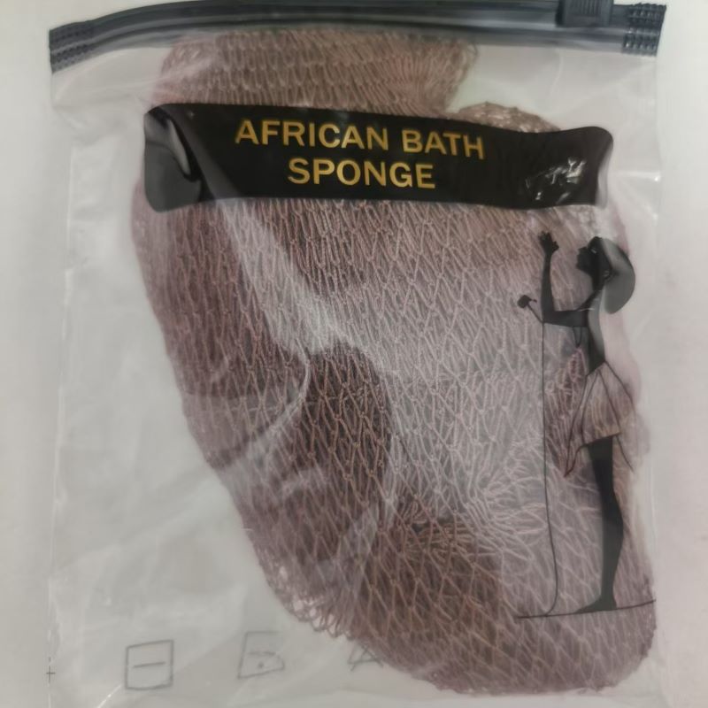 African high elastic exfoliating mesh bath towel