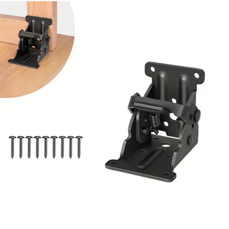 Table support self-locking hinge
