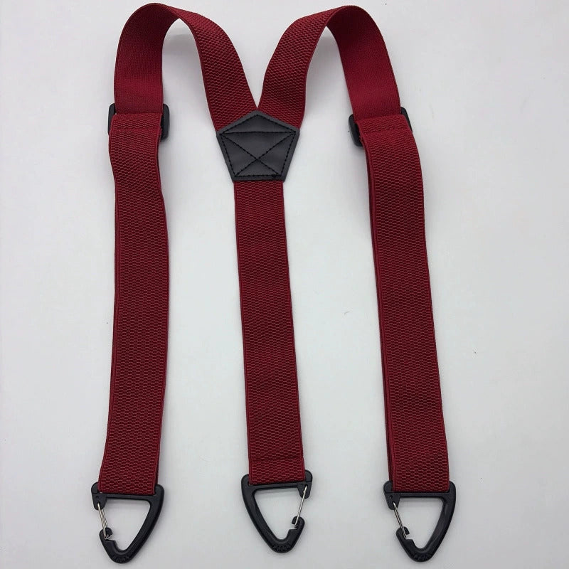 Men's X-back suspenders (with hook-style clips)