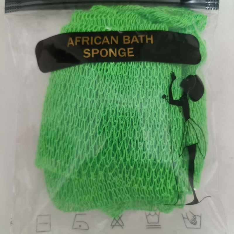 African high elastic exfoliating mesh bath towel