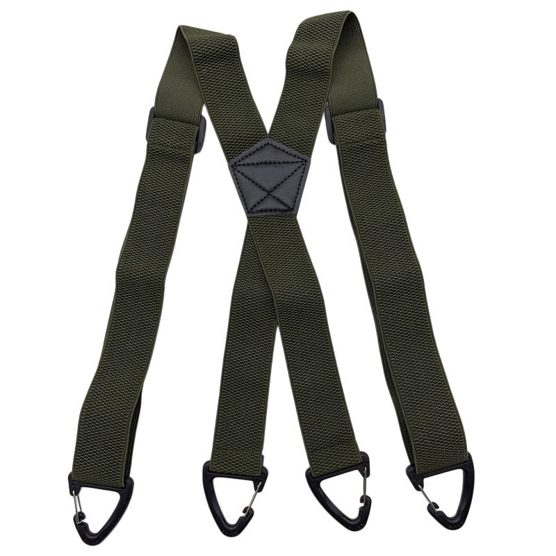 Men's X-back suspenders (with hook-style clips)