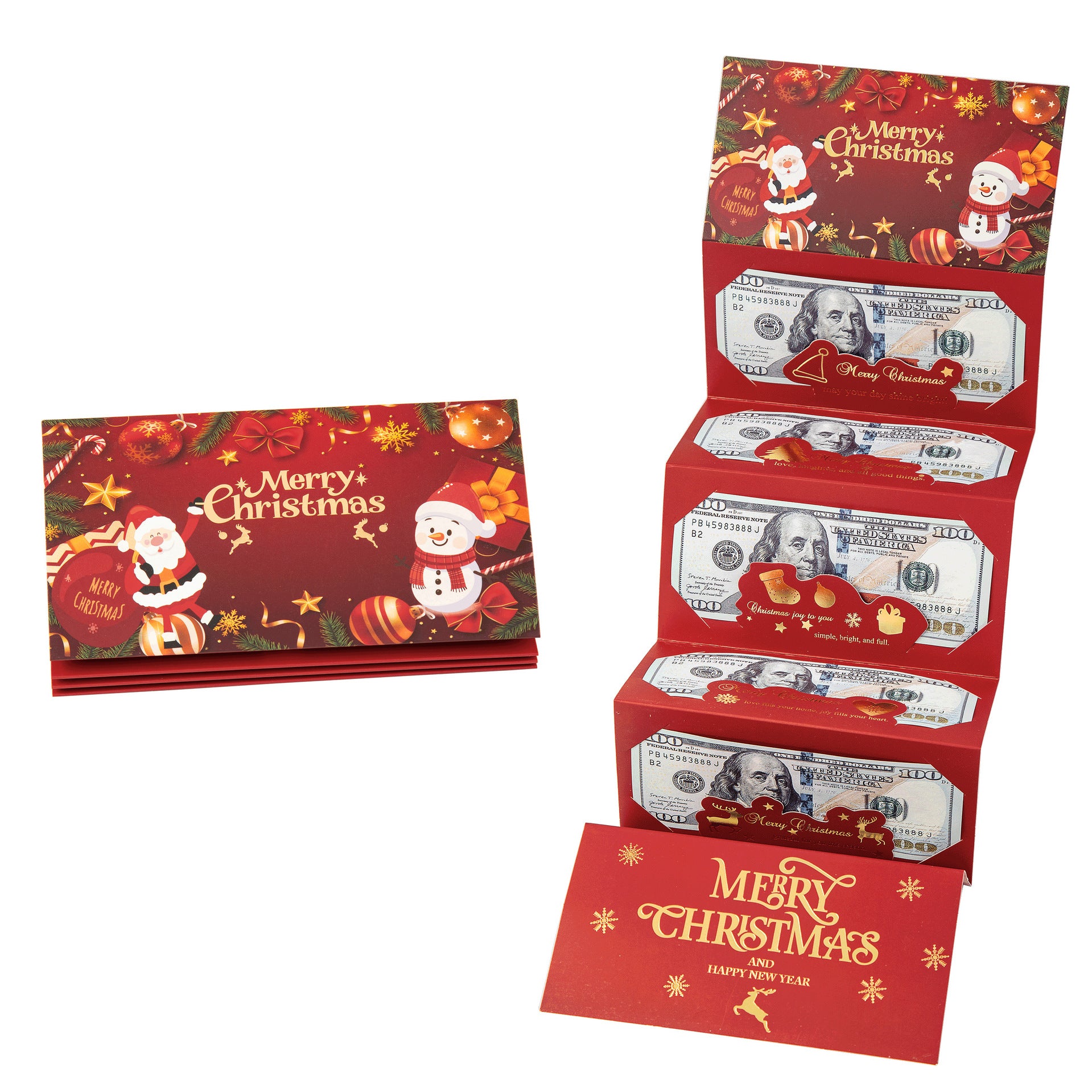 Folding red envelope