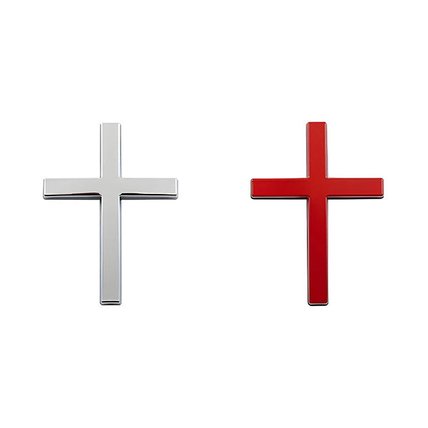 ✝️ 3D Cross Metal Jesus Christ Cross Badge Sticker✨Car Anti-Scratch Sticker
