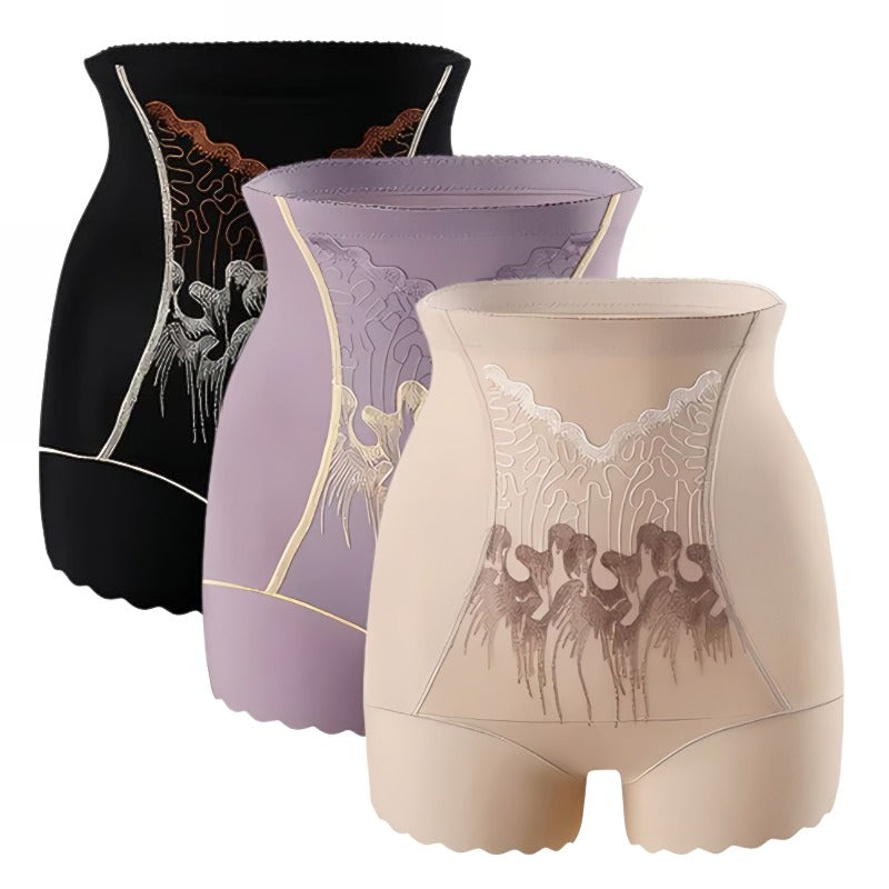 💃 Women's high-waisted tummy-controlling shorts