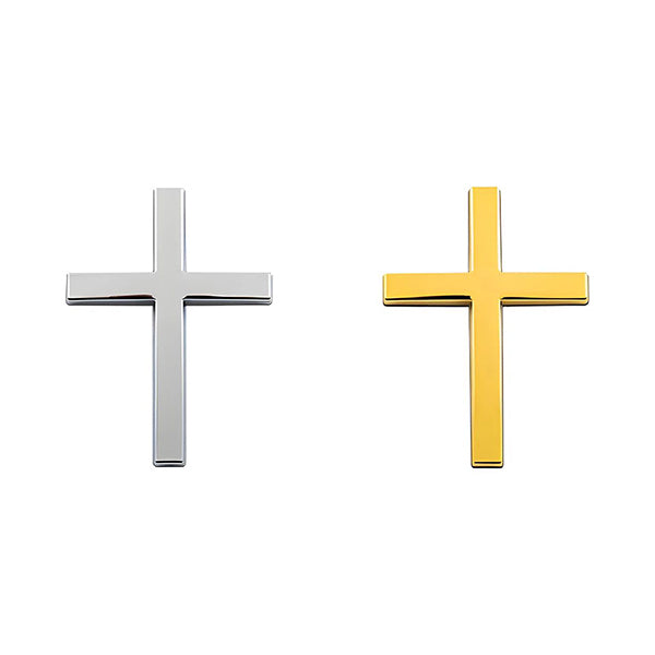 ✝️ 3D Cross Metal Jesus Christ Cross Badge Sticker✨Car Anti-Scratch Sticker