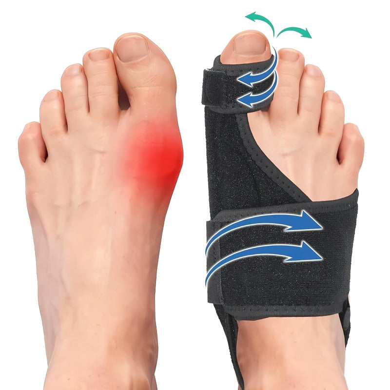 Adjustable hallux valgus corrector