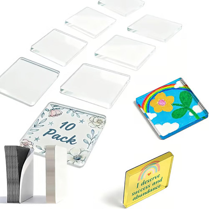 DIY Transparent Acrylic Refrigerator Magnets