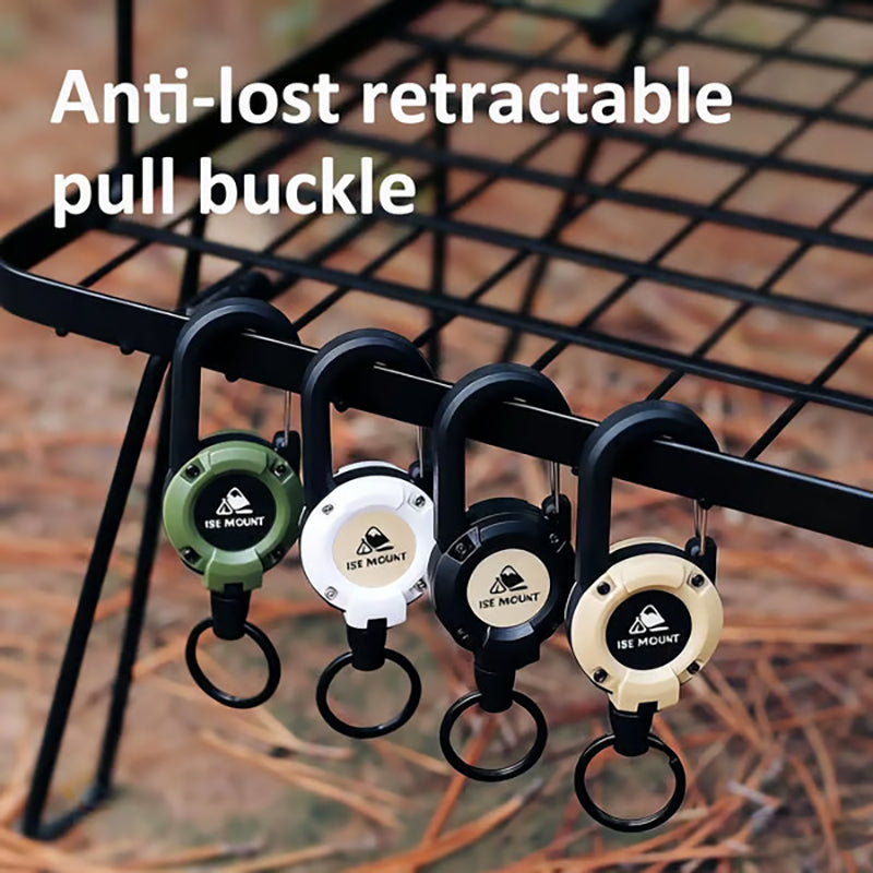 Outdoor tactical easy-pull buckle telescopic buckle