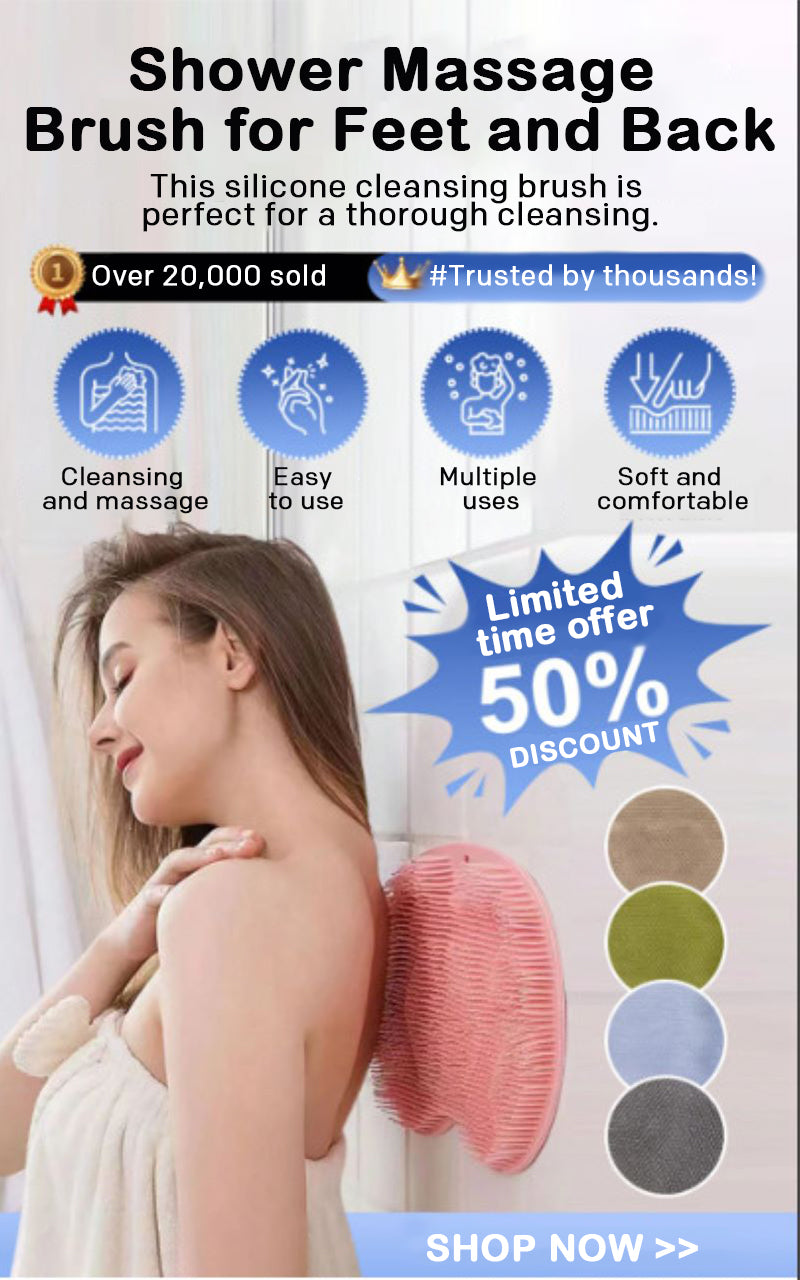 Shower Foot & Back Scrubber Massage Pad