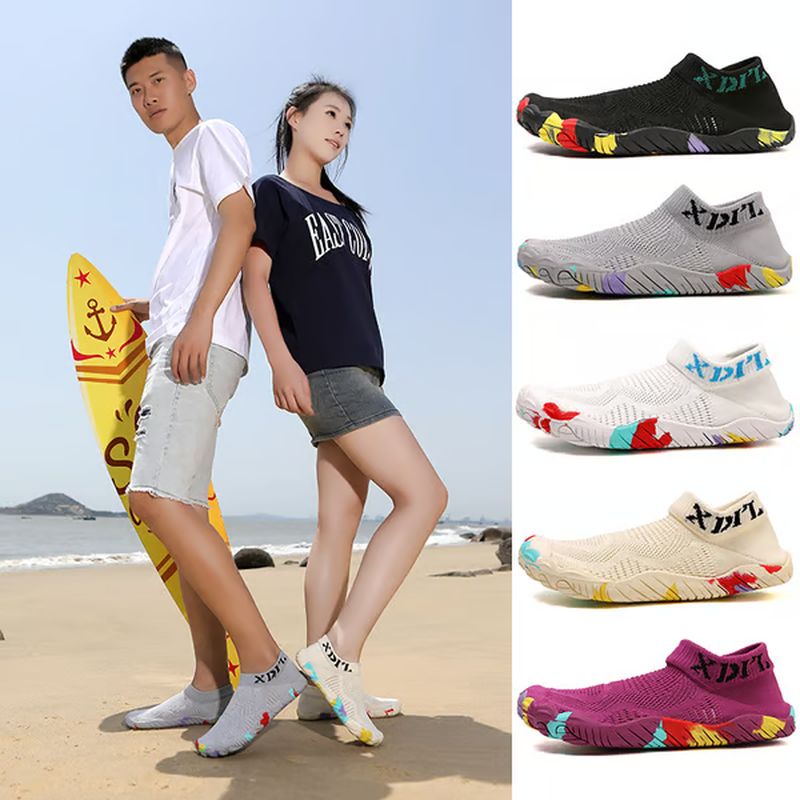 Water and land anti-cut and anti-stab quick-drying sports shoes