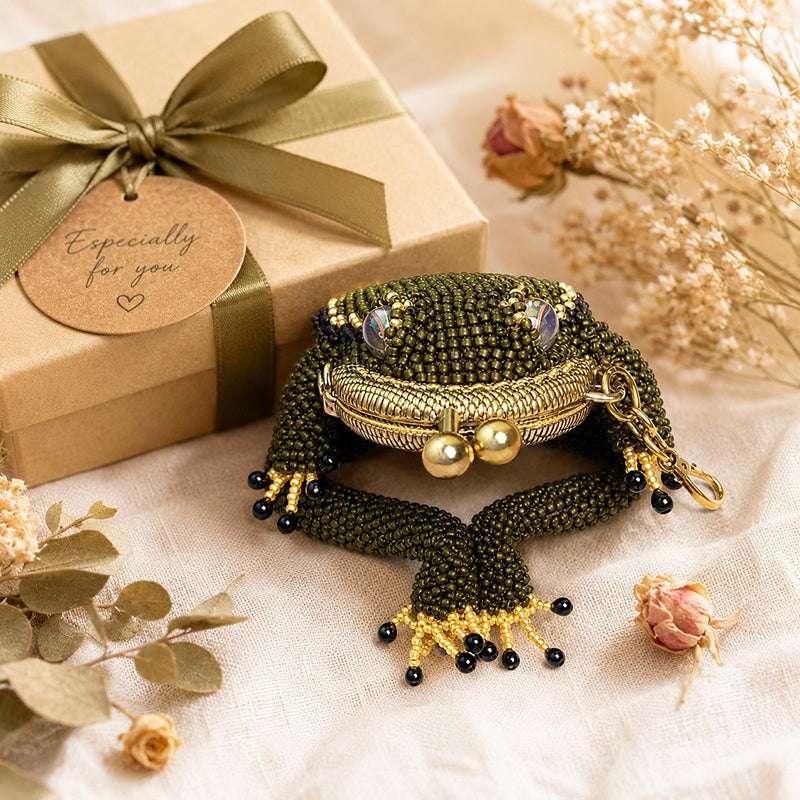 Cute frog coin purse