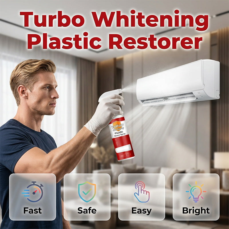 Anti-yellowing spray cleaner