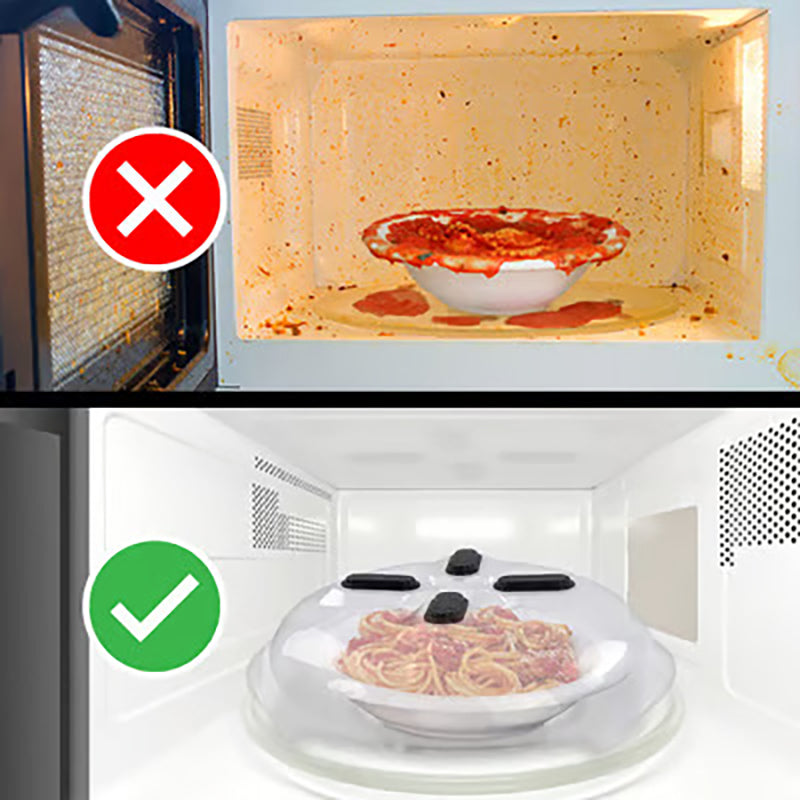 12-inch Microwave oven splash-proof magnetic lid