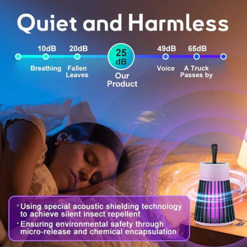 Portable USB electric mosquito killer lamp
