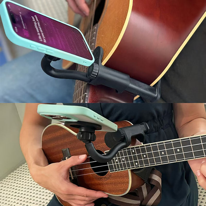 Magnetic phone stand (for guitar or ukulele)