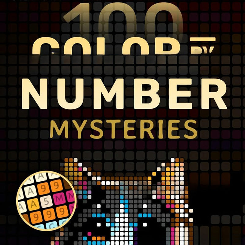 🎨100 Color by Number Games: A Fantastic Coloring Book