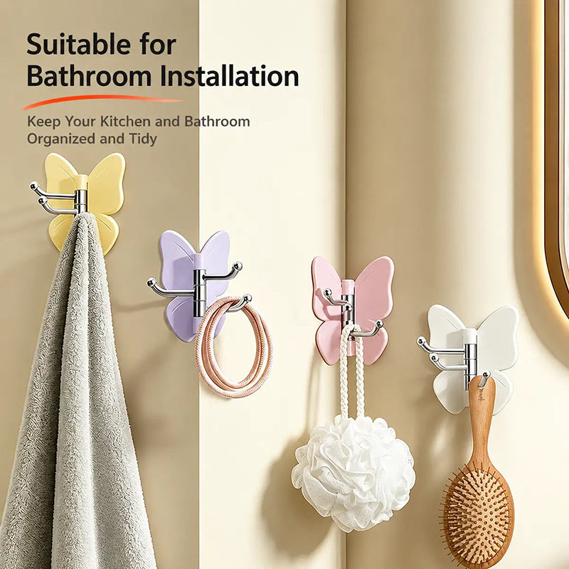 Rotatable butterfly hook