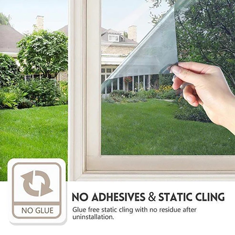 UV-protective heat-insulating privacy film