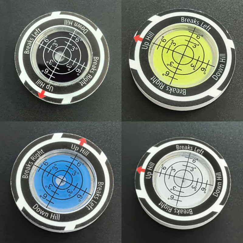 High-precision green reading aid golf cap clip ball marker(Pack of 4)