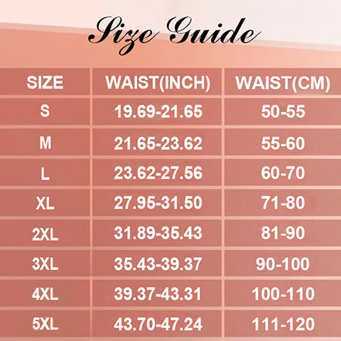 Seamless slimming waist