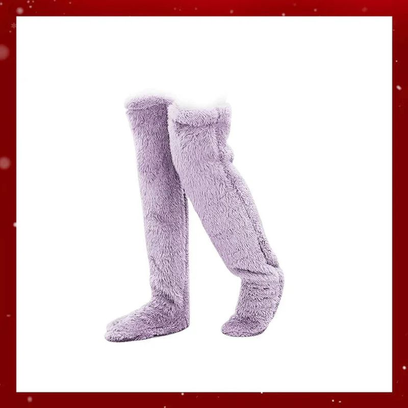 💕Velvety Fleece Knee Socks For Christmas❄️🎅
