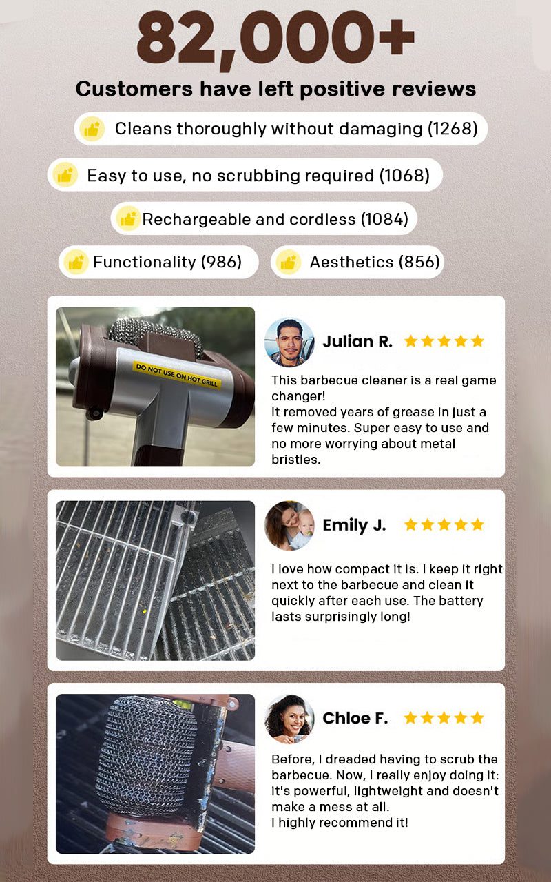 Stainless Steel Grill Cleaning Brush