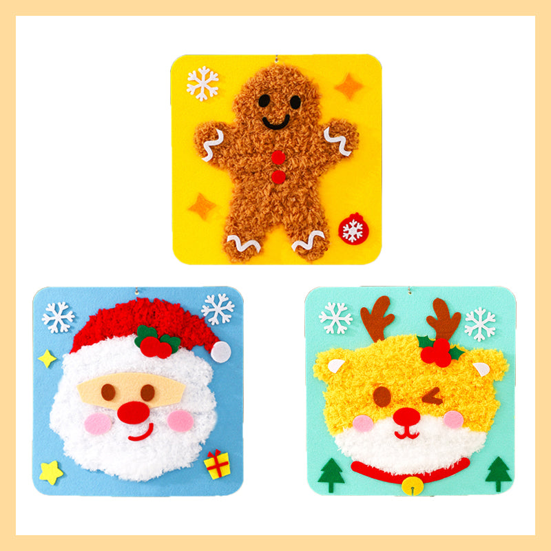 Christmas DIY Embroidery Doll Set