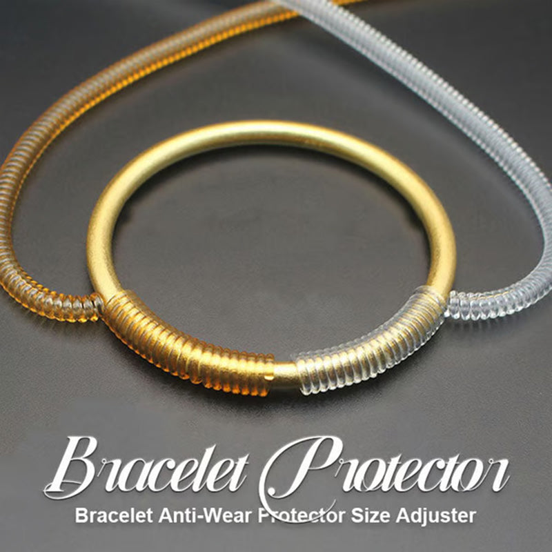 Size adjuster for bracelet and ring anti-abrasion protective sleeves