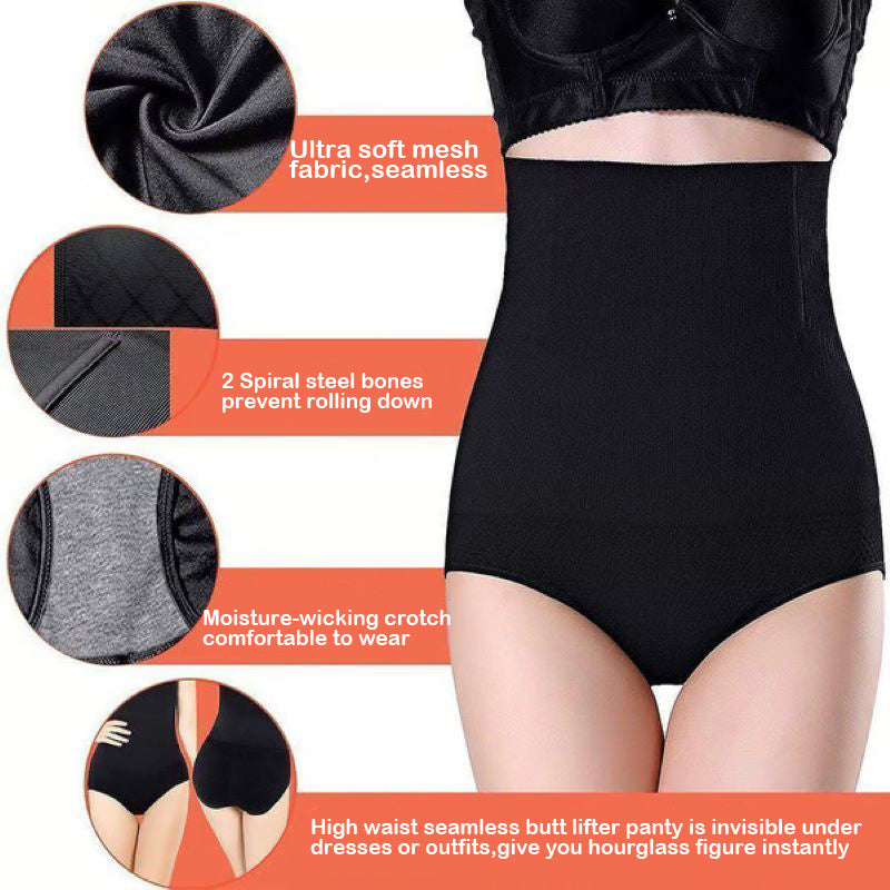 High waist tummy sculpting panties
