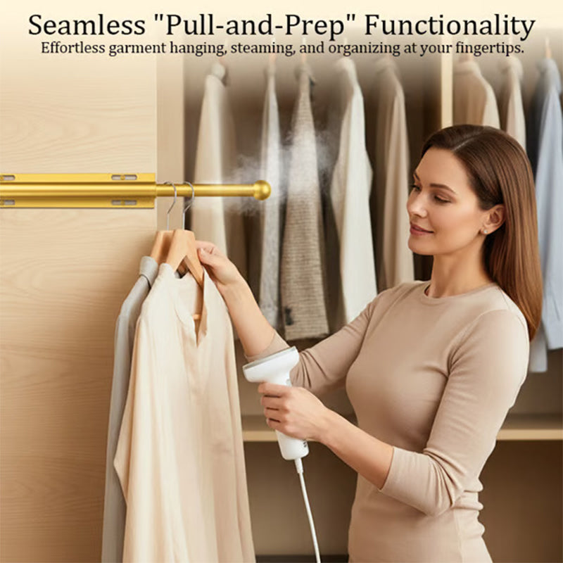 Sliding hangers for wardrobes