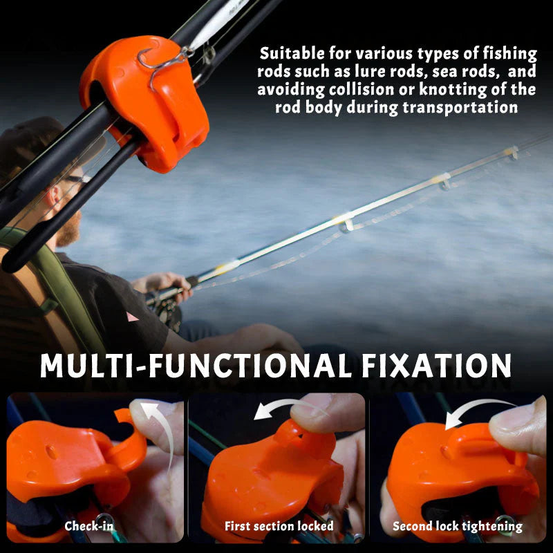 Multifunctional fishing rod rack