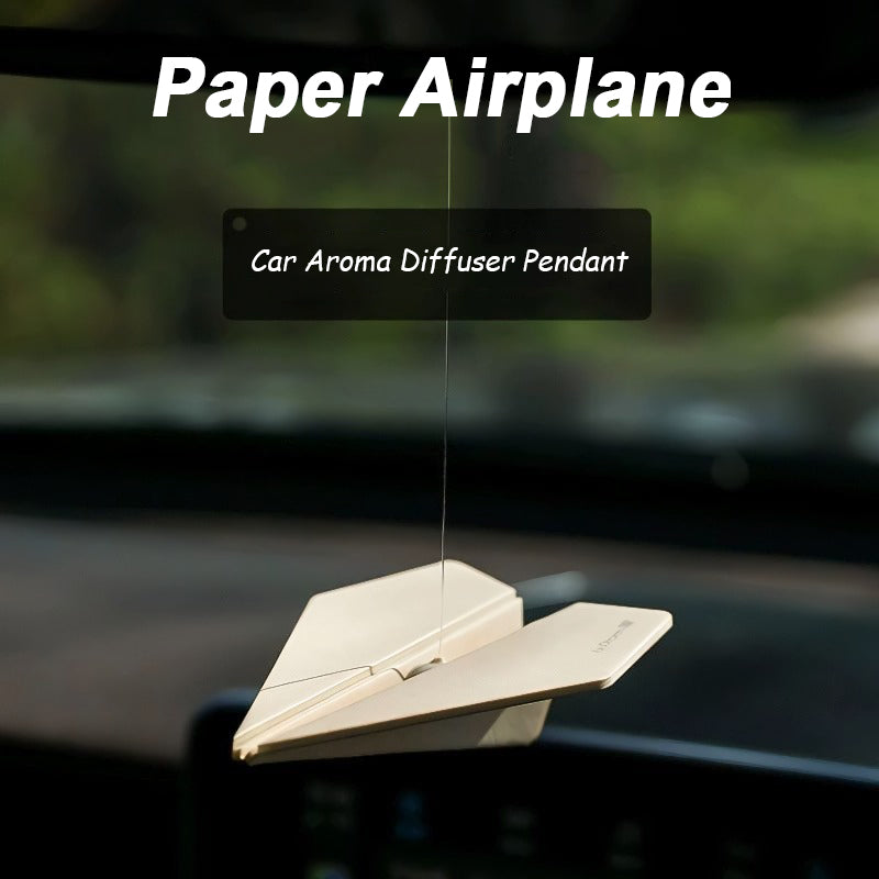 Hanging Car Air Freshener Paper Airplane